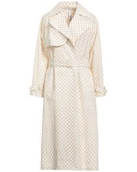 Hevò - Overcoat & Trench Coat Polyester, Cotton - Lyst