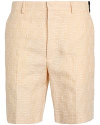 Fendi - Shorts & Bermuda Shorts Linen, Cotton - Lyst