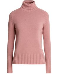 Drumohr - Antique Rose Turtleneck Cashmere - Lyst