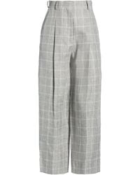 Sandro - Pants Linen, Polyester, Virgin Wool - Lyst