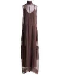 N°21 - Maxi Dress Silk - Lyst