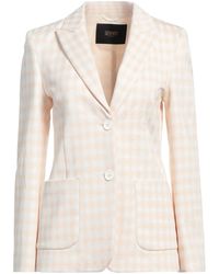 SEVENTY VENEZIA - Ivory Blazer Polyester, Viscose, Elastane - Lyst