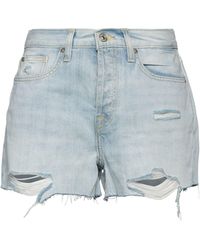 7 For All Mankind - Shorts Jeans - Lyst