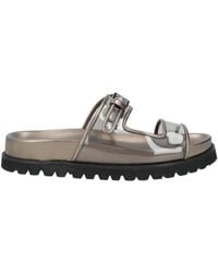 Alberta Ferretti - Sandals Leather, Rubber - Lyst