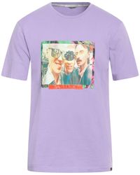 Daniele Alessandrini - Mauve T-Shirt Cotton - Lyst