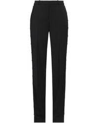 Del Core - Embellished Twill Straight-Leg Pants - Lyst