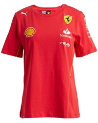 PUMA x FERRARI - T-Shirt Cotton - Lyst