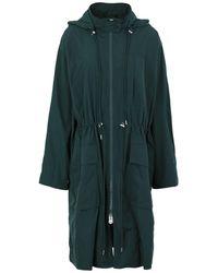 Calvin Klein Lange Jacke - Grün