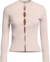 Fendi - Blush Cardigan Cotton, Polyamide, Elastane - Lyst