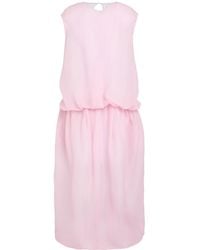 KHAITE - Light Midi Dress Silk - Lyst