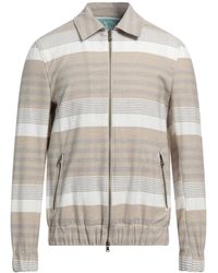 OVER/D - Sand Jacket Cotton, Linen - Lyst