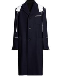 Ferragamo - Midnight Coat Wool, Cotton - Lyst