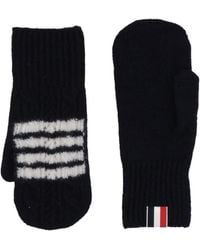 Thom Browne - Midnight Gloves Virgin Wool, Silk, Cashmere - Lyst