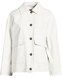 Herno - Taupe Jacket Polyester, Polyurethane - Lyst