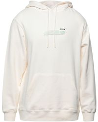 Sweatshirt MSGM pour homme en coloris Blanc Homme Vêtements Articles de sport et dentraînement Sweats 