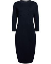 Ermanno Scervino - Midi Dress Virgin Wool, Polyamide, Elastane - Lyst