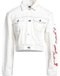 Karl Lagerfeld - Manteau en jean - Lyst