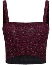 Dixie - Top Polyamide, Synthetic Fibers, Metallic Polyester, Wool, Alpaca Wool - Lyst