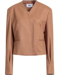 Grifoni - Camel Blazer Polyester, Virgin Wool, Elastane - Lyst