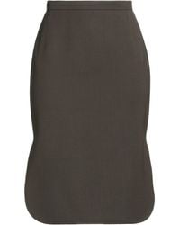 N°21 - Midi Skirt Polyester, Wool, Elastane - Lyst