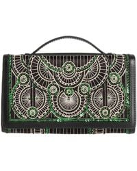 Alberta Ferretti - Handbag Leather, Textile Fibers - Lyst
