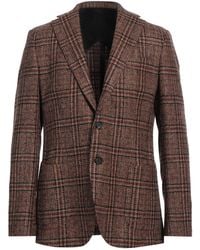 Doppiaa - Camel Blazer Virgin Wool, Alpaca Wool, Polyamide - Lyst