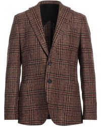 Doppiaa - Camel Blazer Virgin Wool, Alpaca Wool, Polyamide - Lyst