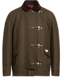 Fay - Jacket Wool, Polyamide, Cow Leather - Lyst