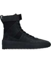 black fear of god shoes