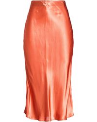 Maliparmi - Rust Midi Skirt Viscose - Lyst