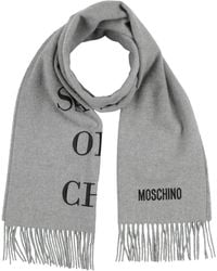 Moschino - Light Scarf Merino Wool - Lyst
