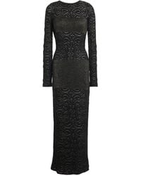 Akep - Maxi Dress Viscose, Polyamide, Wool, Cashmere, Metallic Polyester - Lyst