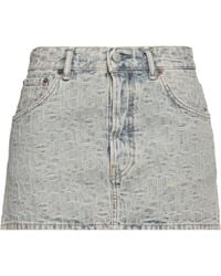 Acne Studios - Denim Skirt Cotton - Lyst