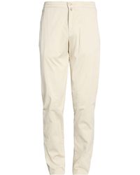 Kiton - Cream Pants Cotton, Lycra, Elastane - Lyst