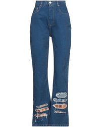 Marni - Jeans Cotton, Mohair Wool, Polyamide, Wool, Cow Leather - Lyst