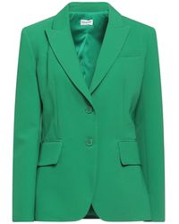 RUE DU BAC - Emerald Blazer Polyester, Elastane - Lyst