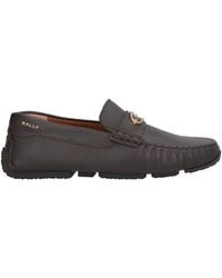 Bally - Dark Loafers Cow Leather - Lyst