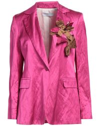 Kaos - Blazer Viscose, Cotton, Metallic Fiber - Lyst