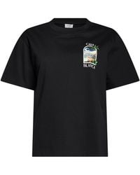 CASABLANCA - T-Shirt Organic Cotton - Lyst