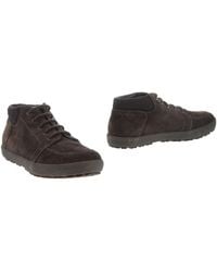 Moncler - Dark Ankle Boots Soft Leather, Textile Fibers - Lyst