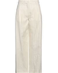 A.L.C. - Ivory Pants Viscose, Polyester, Elastane - Lyst