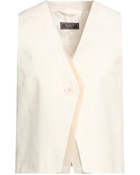 Peserico - Tailored Vest Linen, Polyester - Lyst