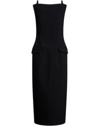 Sportmax - Midi Dress Polyester, Virgin Wool, Elastane - Lyst