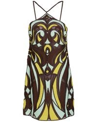 PUCCI - Light Mini Dress Viscose, Cotton, Polyester, Nylon - Lyst