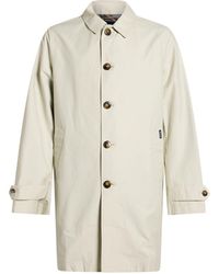 Façonnable - Overcoat & Trench Coat Cotton, Polyamide - Lyst