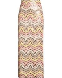 Clips - Maxi Skirt Polyester - Lyst