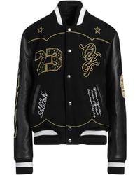 Off-White c/o Virgil Abloh - Jacket Leather, Virgin Wool, Polyamide, Viscose - Lyst