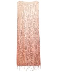 Clips - Blush Mini Dress Polyester, Elastane - Lyst