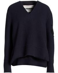 Jil Sander - Midnight Top Virgin Wool - Lyst