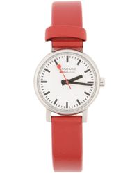 Mondaine Reloj de pulsera - Rojo